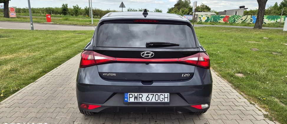 Hyundai i20 cena 66900 przebieg: 6700, rok produkcji 2022 z Września małe 106